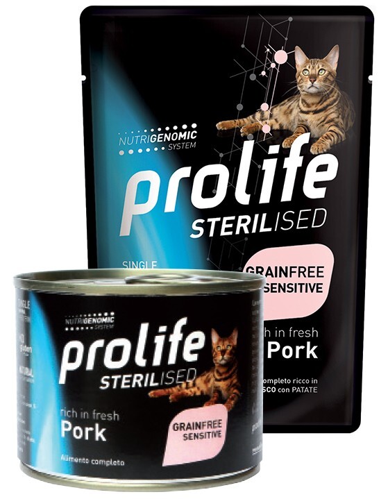 Gatto - Sensitive Maiale Prolife 85 gr