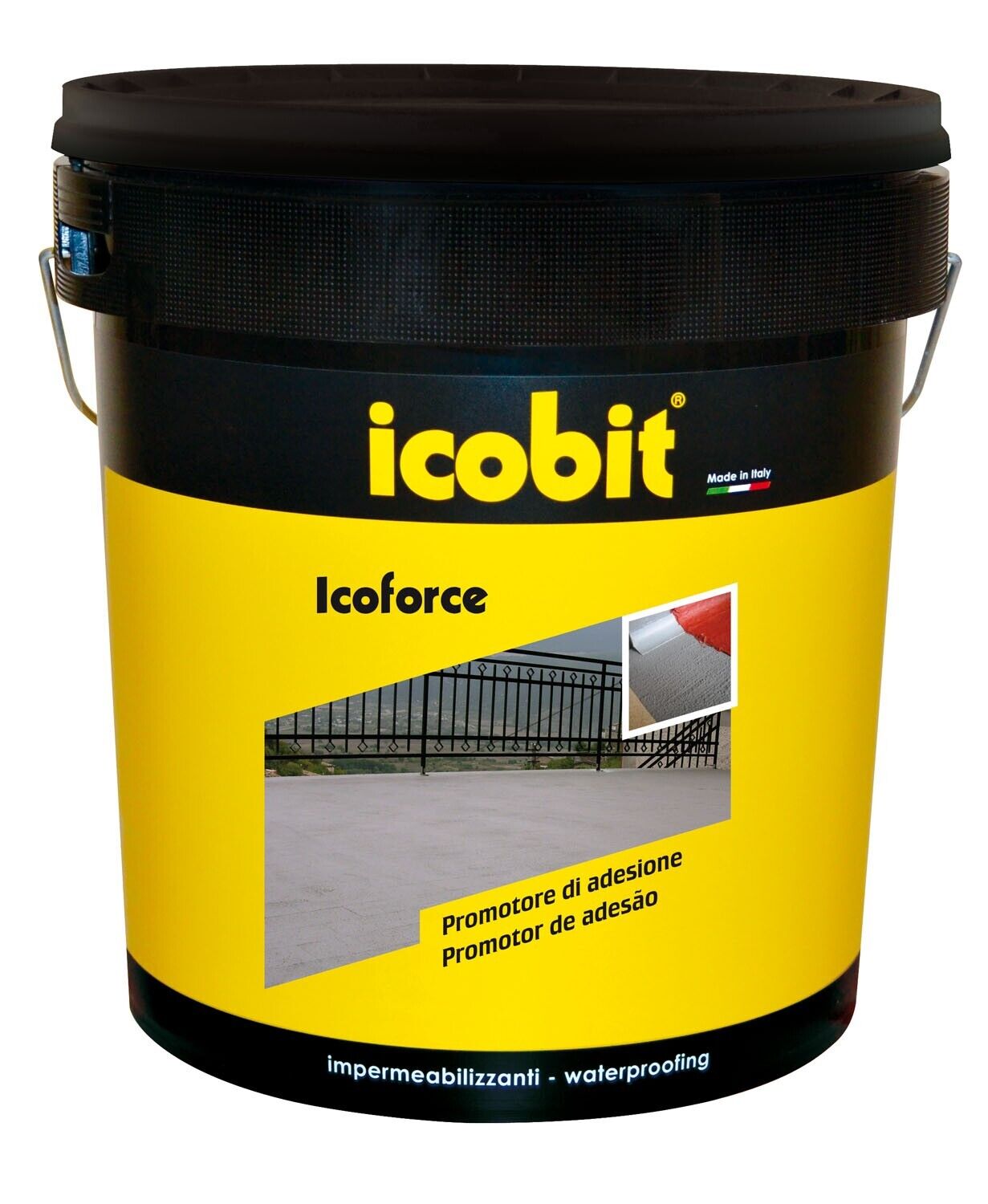 Primer Aggrappante icobit ICOFORCE per mattonelle cemento Intonaci fusto da 5 Kg