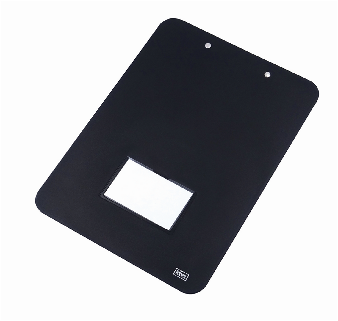 Portablocco Orizzontale 32x23 Pvc Nero | Lebez