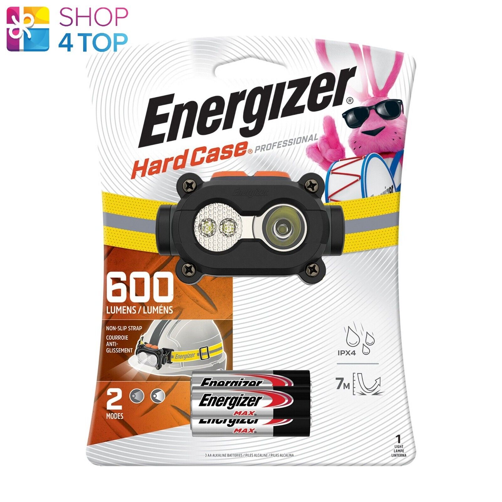 Energizer Hardcase Faretto Professionale 600 Lumens 3 AA Batteries Incluse Nuovo