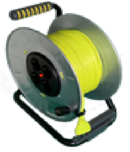 Prolunga avvolgicavo, 25 metri, 4 prese, Luceco, Masterplug Pro-XT OTIT25164L-PX