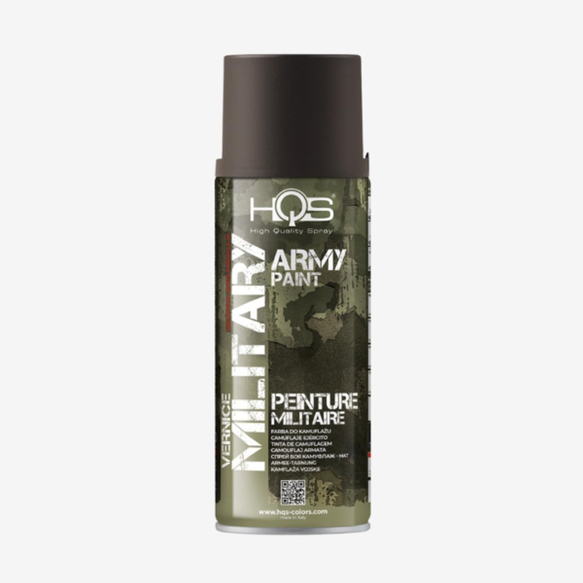 HQS COLORS VERNICE SPRAY MILITARY CAMOUFLAGE GRIGIO VERDE 400ML