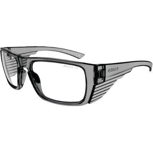Occhiale sicurezza graduato tracer eagle grigio +2,0