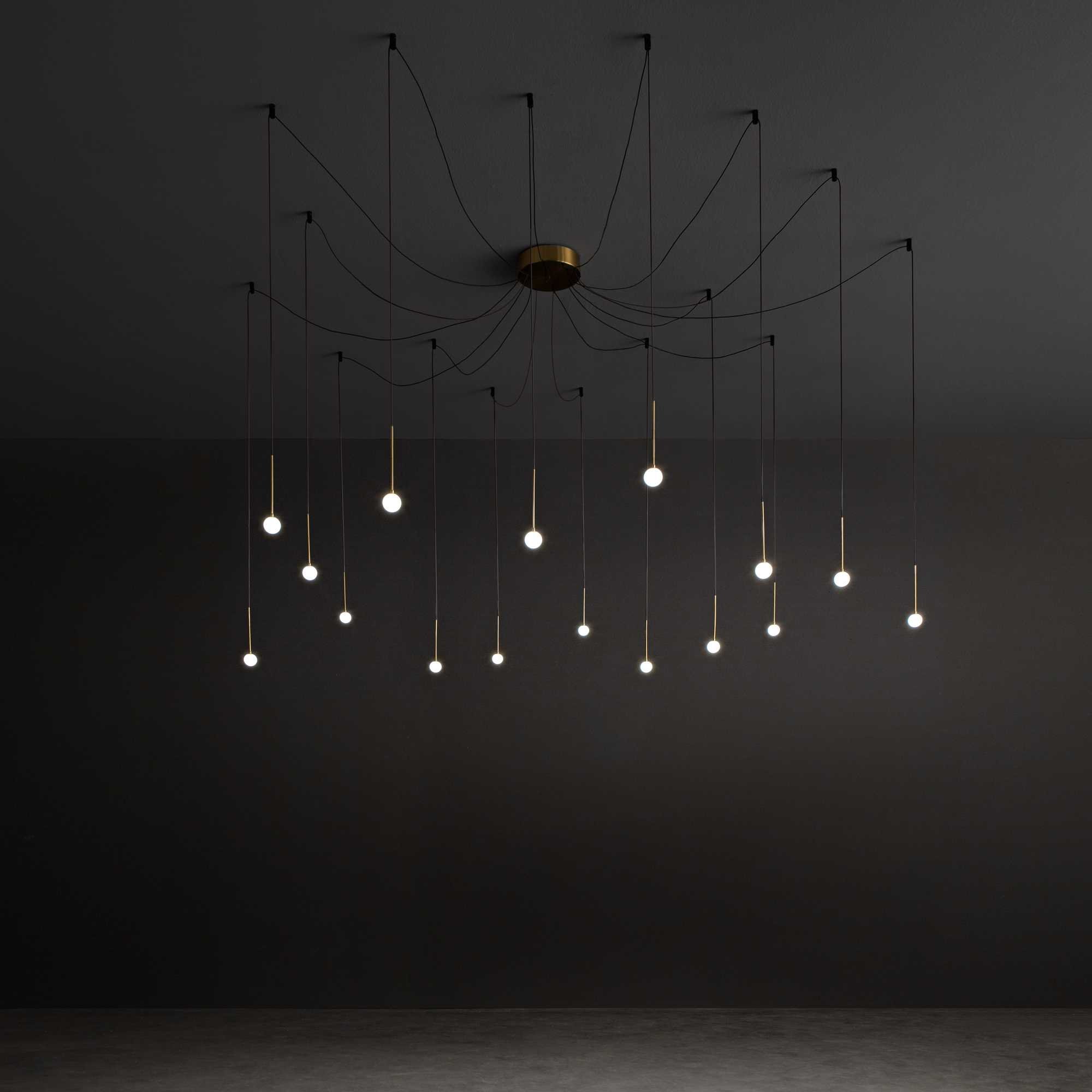Lucciola sp16 ottone lampada a sospensione LED