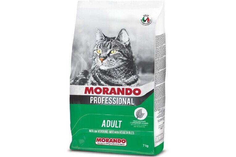 Morando Professional Gatto Croccantini Mix di Verdure 7 kg