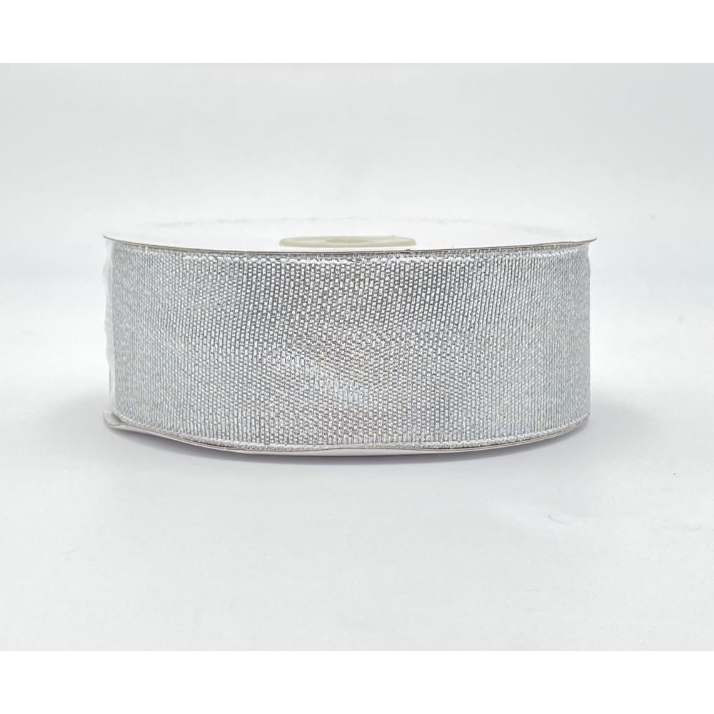 Nastro in LAME' ARGENTO SILVER 40 mm x 50 metri 13S7