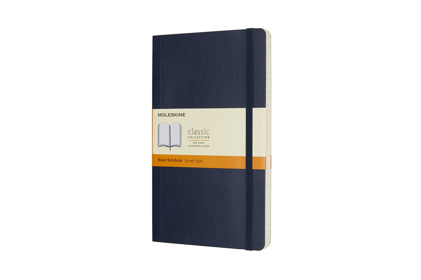 Notebook Righe Large Blu Sapphire Soft | Moleskine