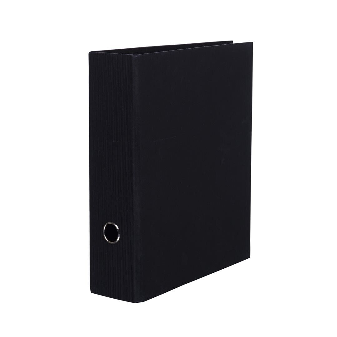 Raccoglitore Dorso 8,5cm 2 Anelli Soho Nero 70 | Rossler Soho