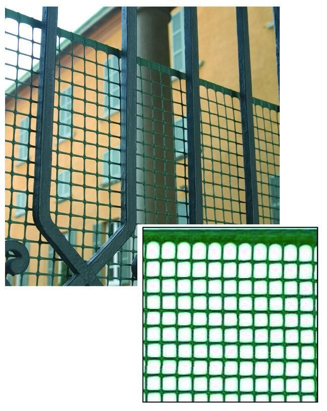 52315 RETE IN PLASTICA PER BALCONI ANTRACITE MM. 10X10 H.100