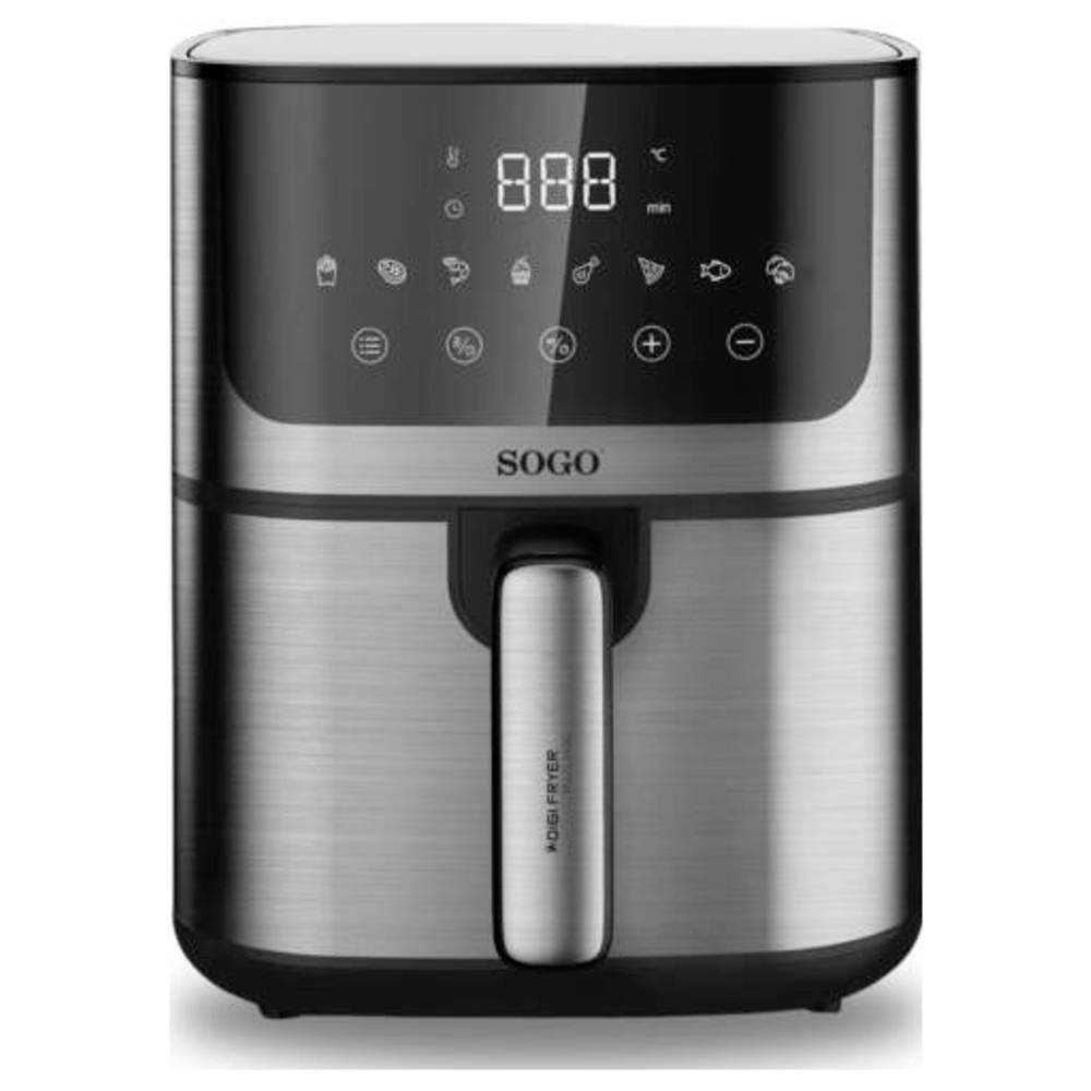 SOGO Human Technology FRE-SS-10880 Friggitrice ad aria calda 5 l 1400 W acciaio