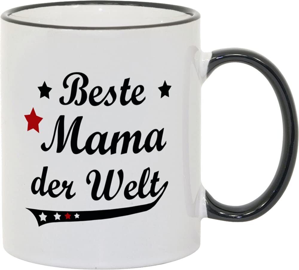 Tazza "Beste Mama der Welt" Mamma migliore del mondo stile vintage idea regalo