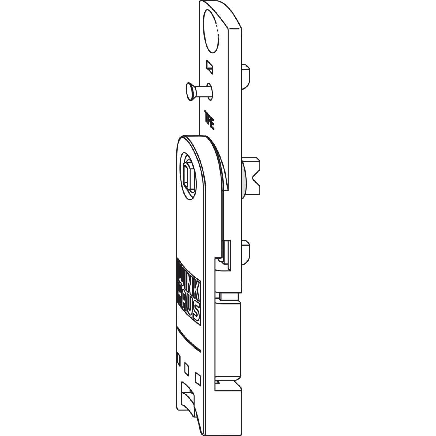 Winkhaus 4931450 Elemento trifunzionale TFE, Argento (c9C)