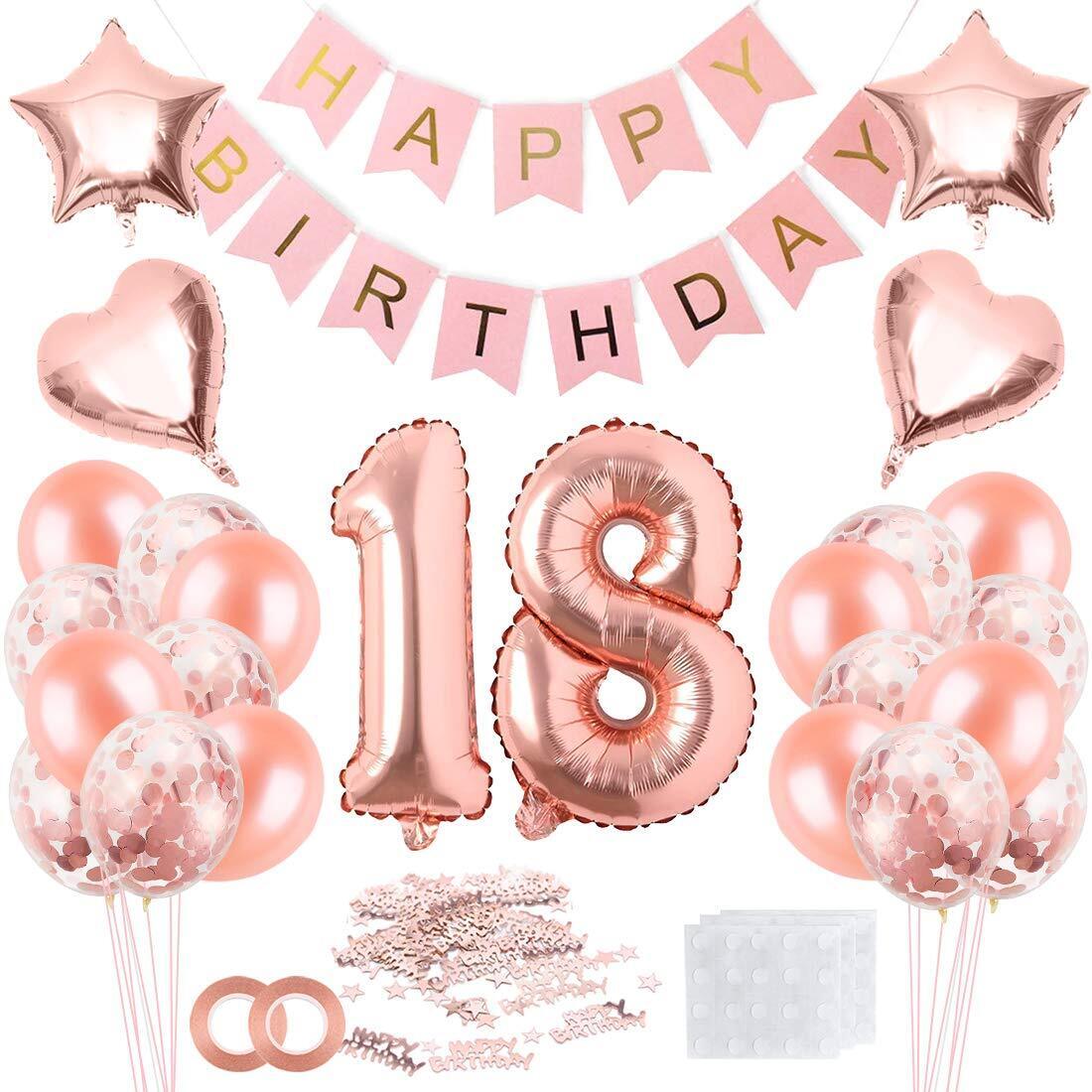18 Anni Compleanno Bambina Addobbi 18 Anni Compleanno Bambina Palloncini 18 A...