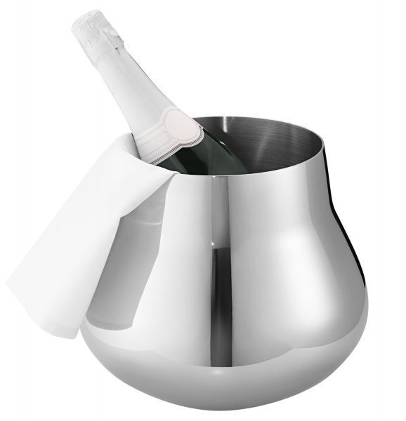 Georg Jensen Cielo Collezione Acciaio Inox Champagne E Vino Borsa Termica