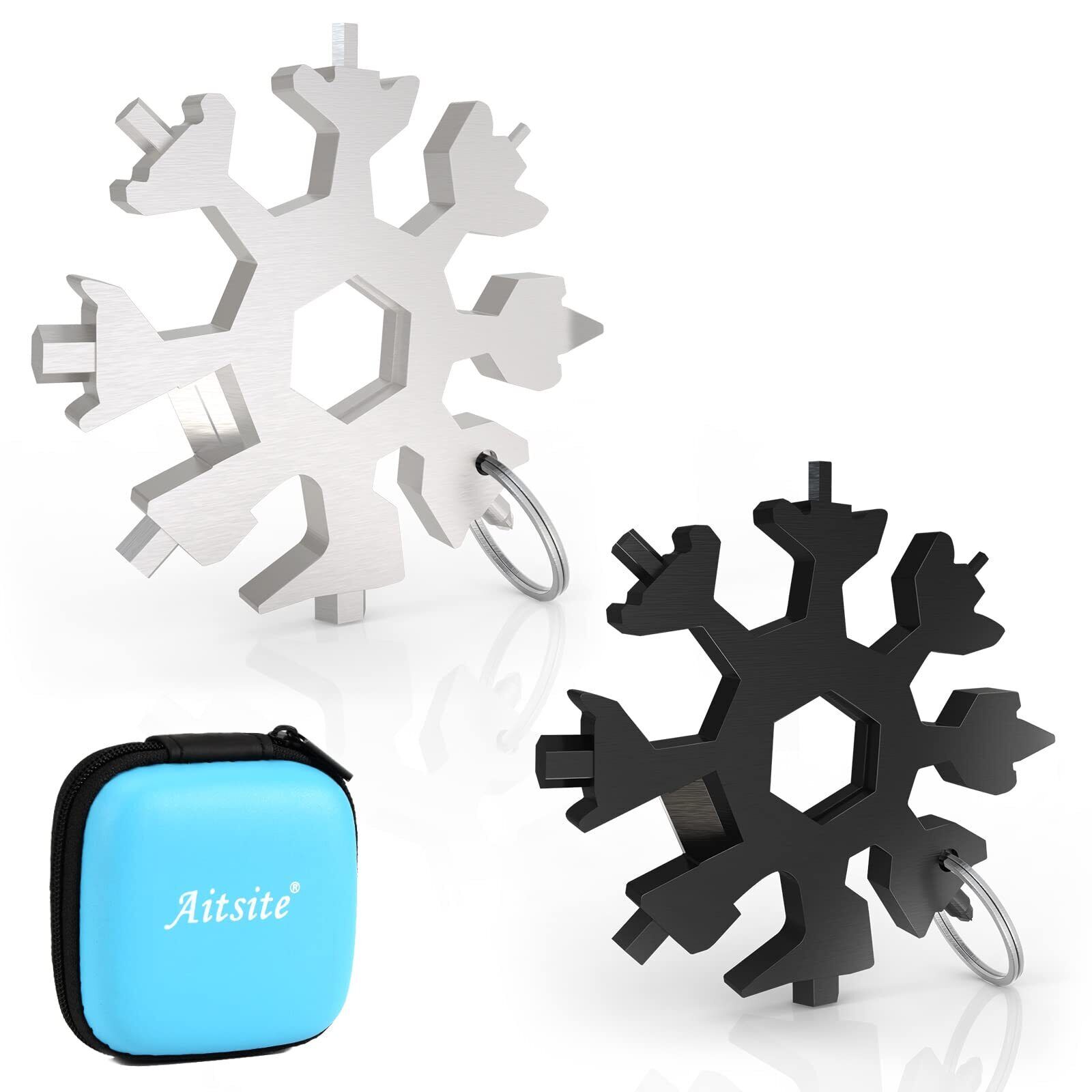 Aitsite 18-in-1 Multi-Tool Snowflake Multi attrezzo Multi attrezzo in acciaio...