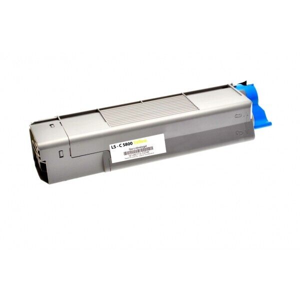 TONER C5800 GIALLO COMPATIBILE PER OKI C5550 C5800 C5900 43324421 5.000 PAGINE
