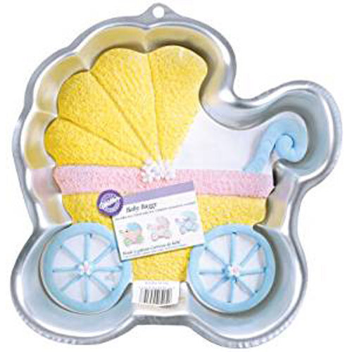 DECORA STAMPO TORTA CARROZZINA BABY Alluminio 0260419