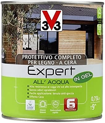 V33 Impregnante Acqua V33 Expert Lt. 3,00 Noce Scuro