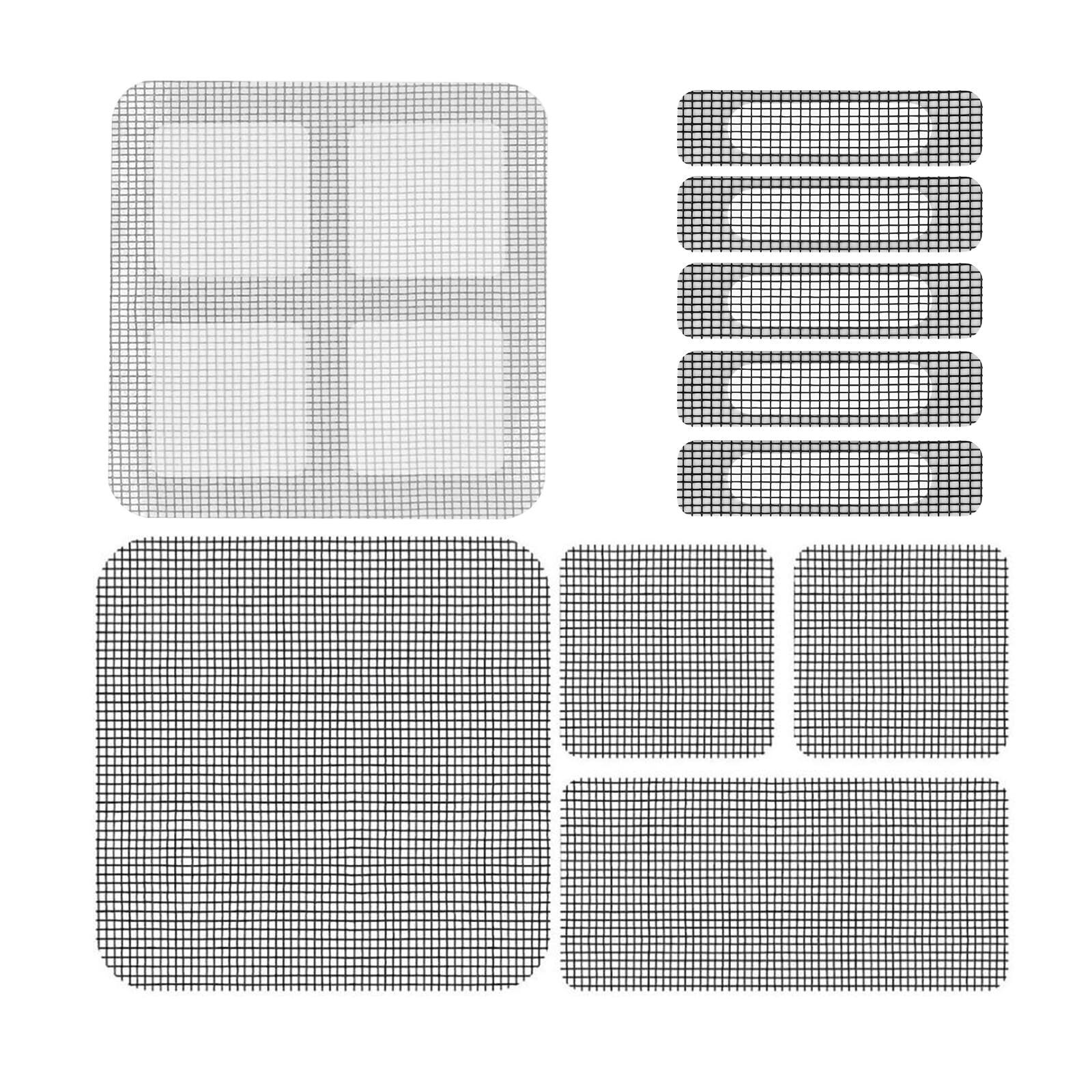 ONEBOOM Kit Riparazione Zanzariere,Autoadesivo Toppe per Zanzariere,Forte (K1I)