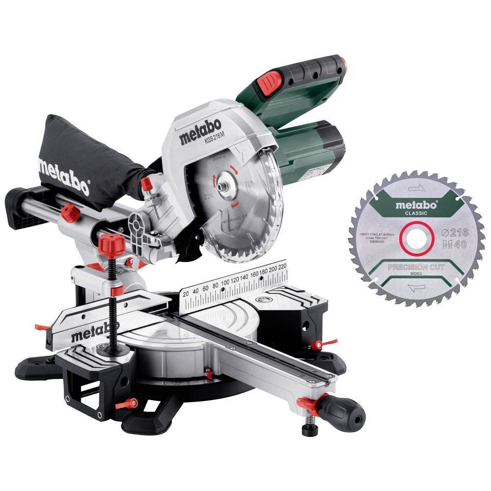 Troncatrice Metabo 613216900 216 mm 30 mm 1200 W