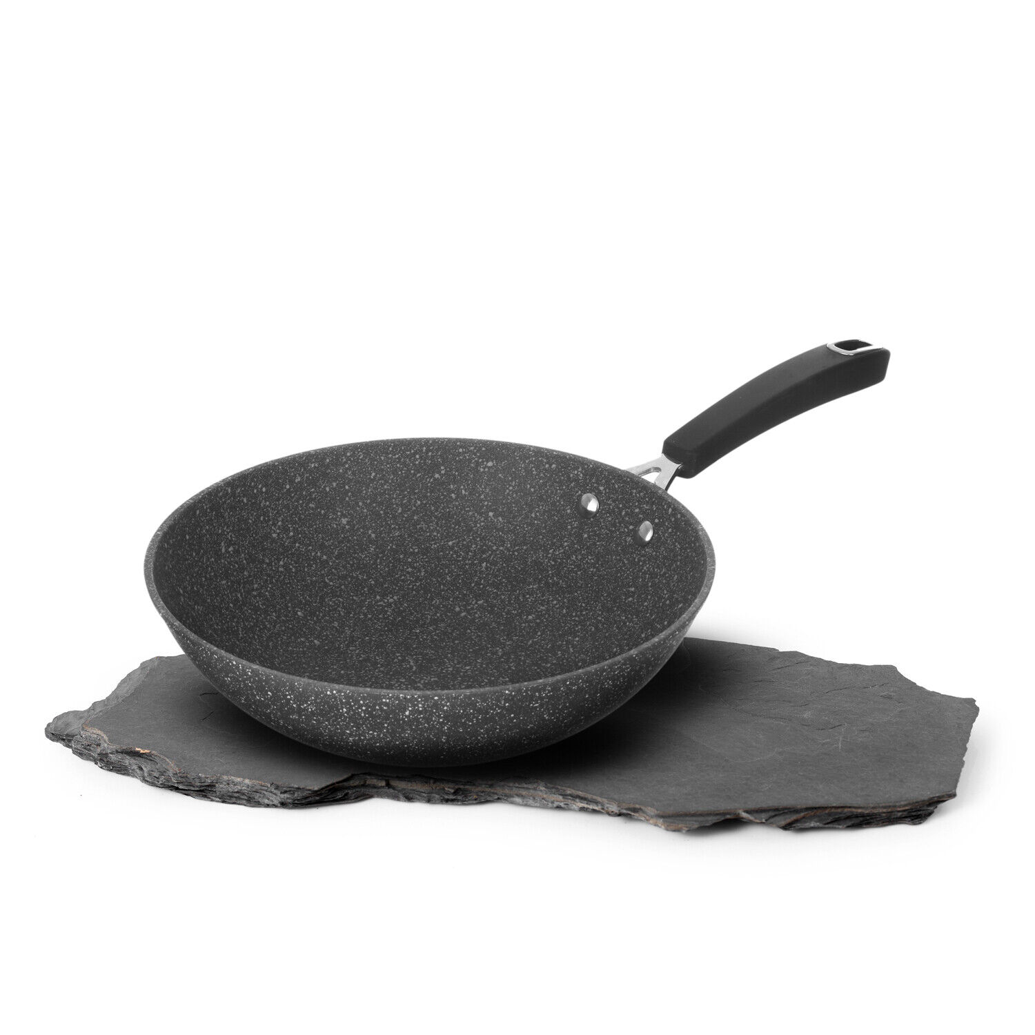 Wok New Petra Dark da 28 cm nero