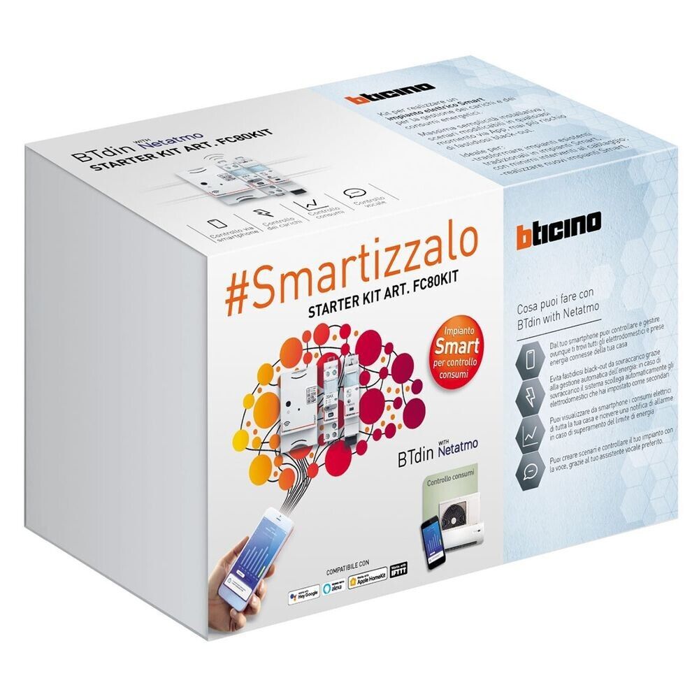 1 pezzo BTicino Living Now FC80KIT kit quadro elettrico smart