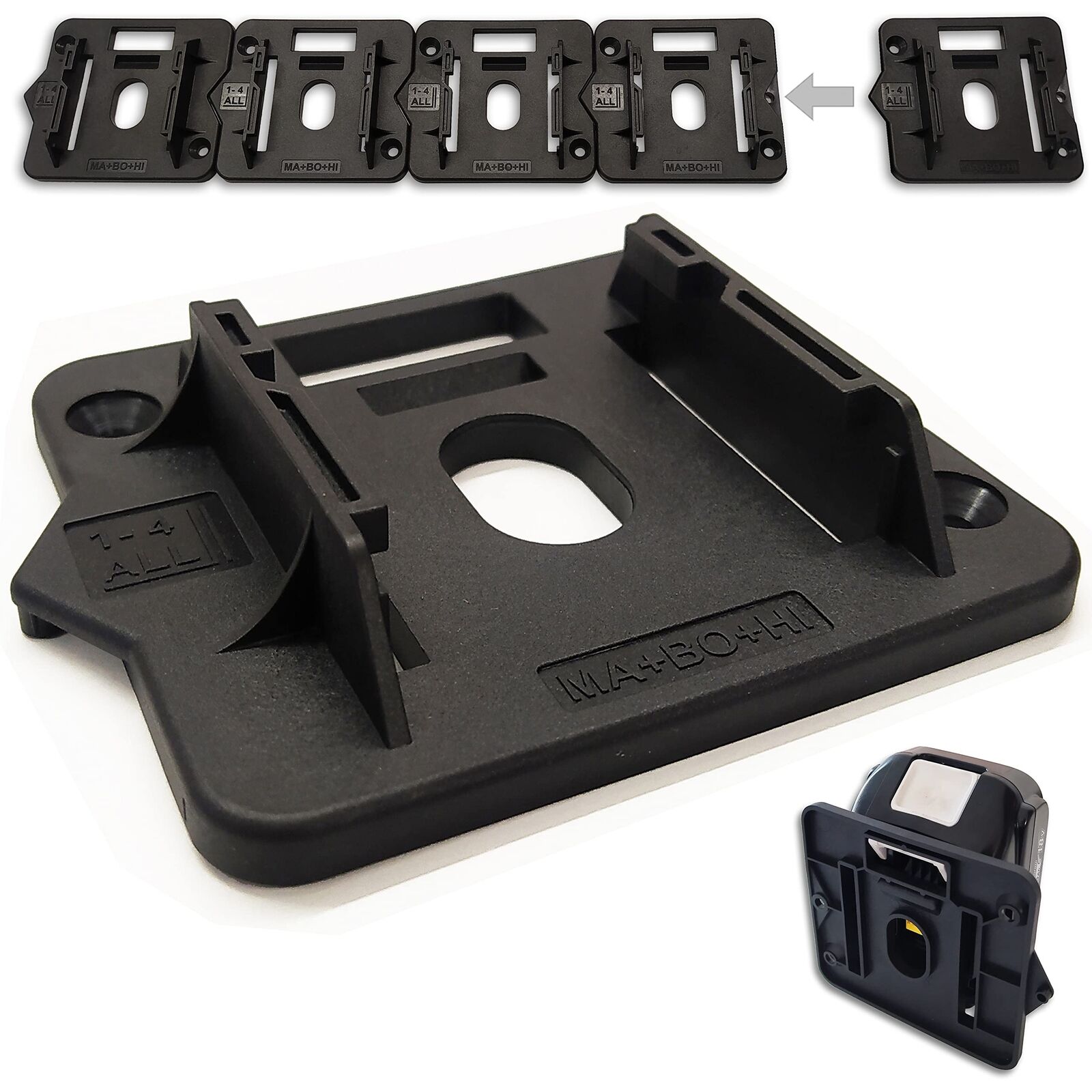SLE Engineering SLE - 5 supporti professionali per batteria Makita da 144 V 1...