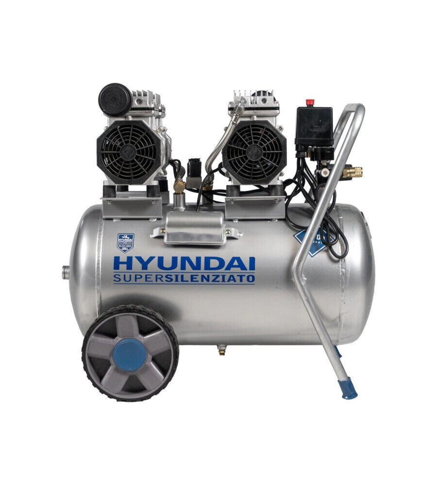 COMPRESSORE ARIA SILENZIATO HYUNDAI 50L 3HP