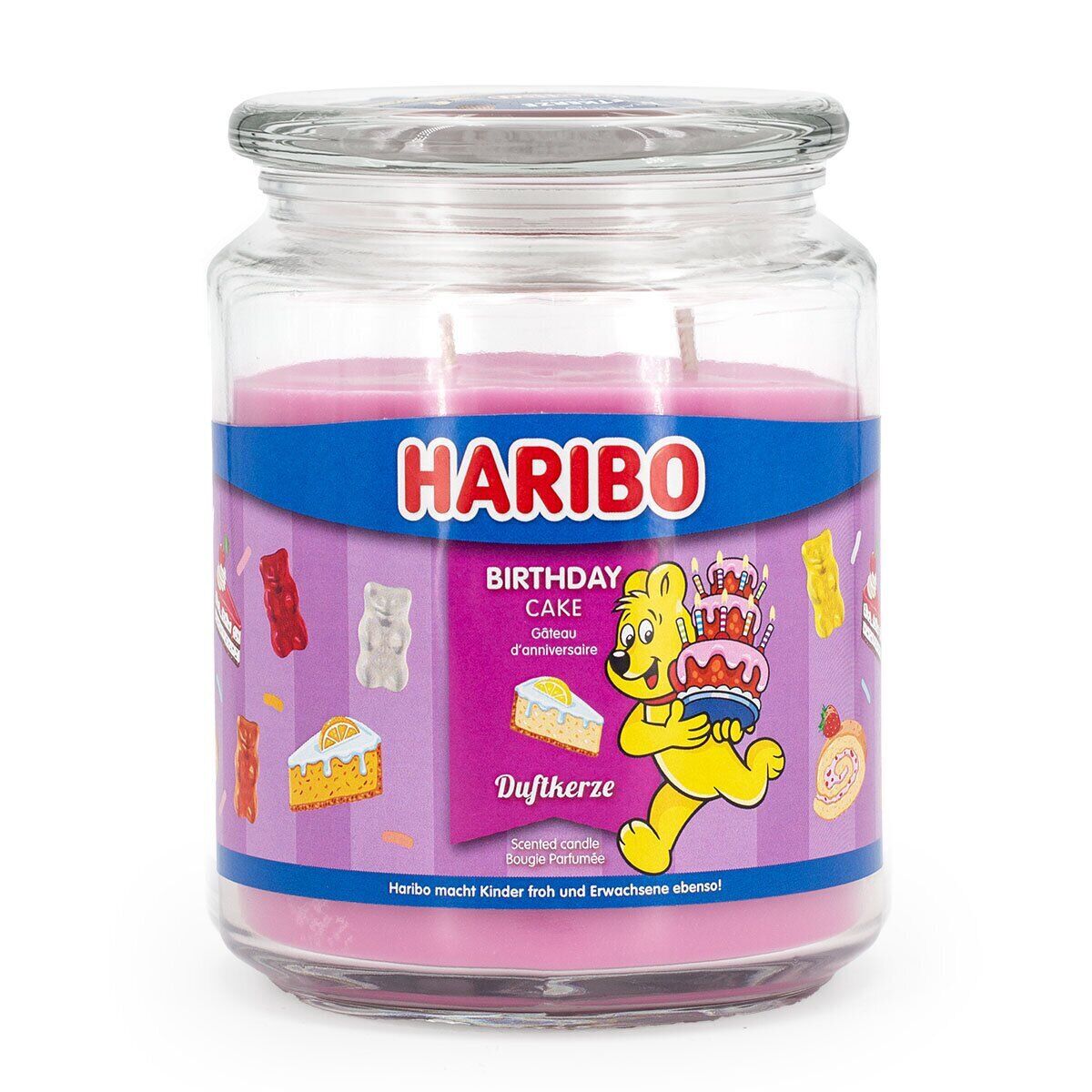 BIRTHDAY CAKE - CANDELA PROFUMATA HARIBO 510GR.