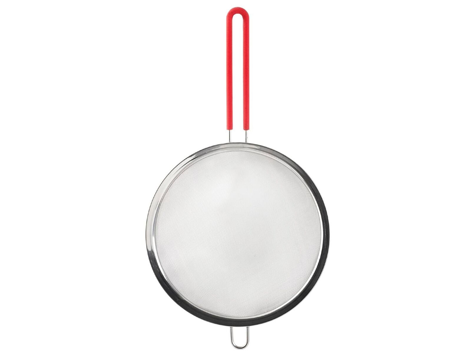 Colino Inox 18/8 Manico Silicone Rosso 25