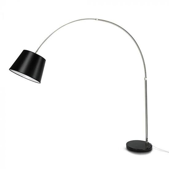 V-TAC VT-7451 Lampada da terra piantana in metallo corpo nero orientabile con po