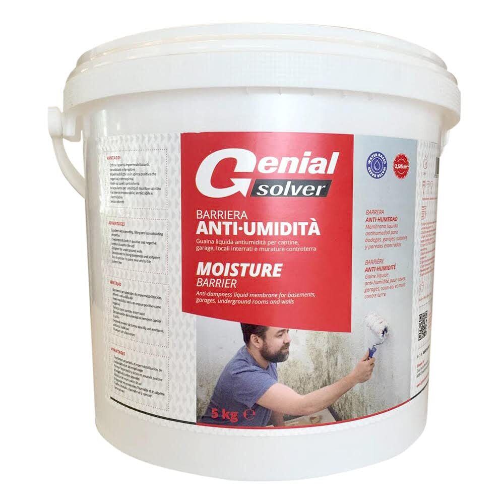 Genial Solver - BARRIERA ANTI UMIDITÀ Guaina impermeabilizzante liquida antiu...