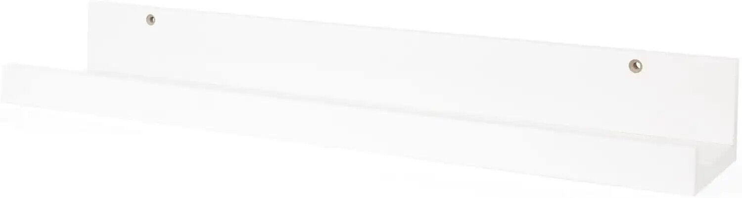 Ikea Mensola per Quadri Mosslanda Fibra di Legno/Lamina Bianco 55 x 12 x 8 cm