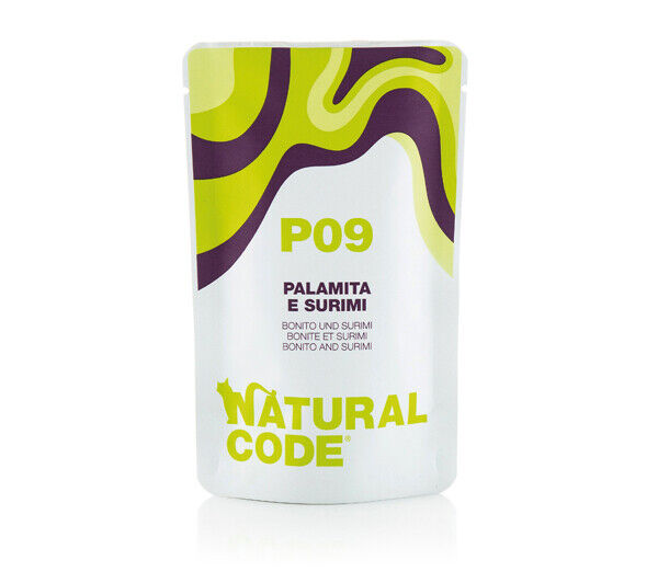 Natural Code Gatto Busta 70g P09 Palamita e Surimi