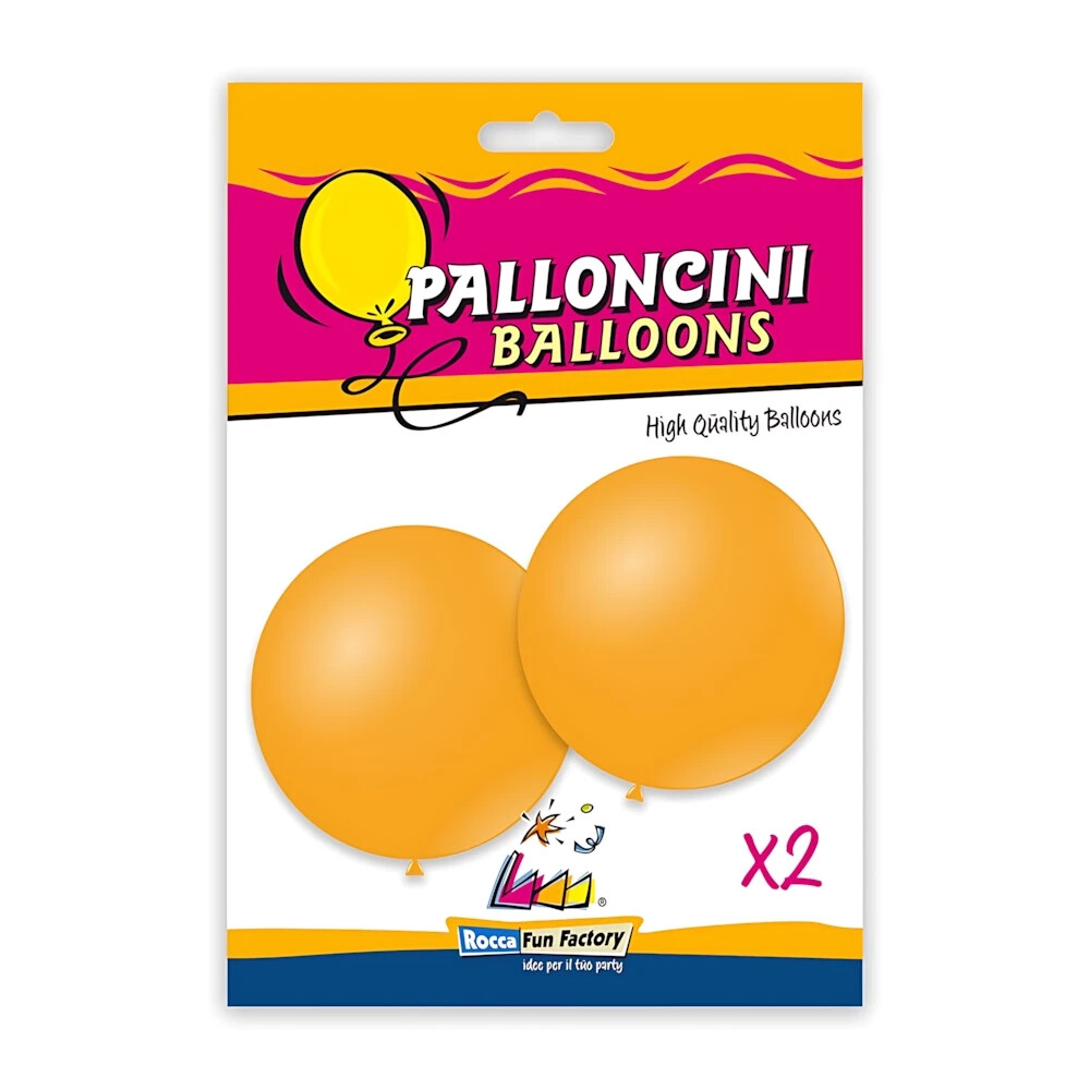 Palloncini classic line pastello 33" (86cm) colore giallo sole 36, 2pz.