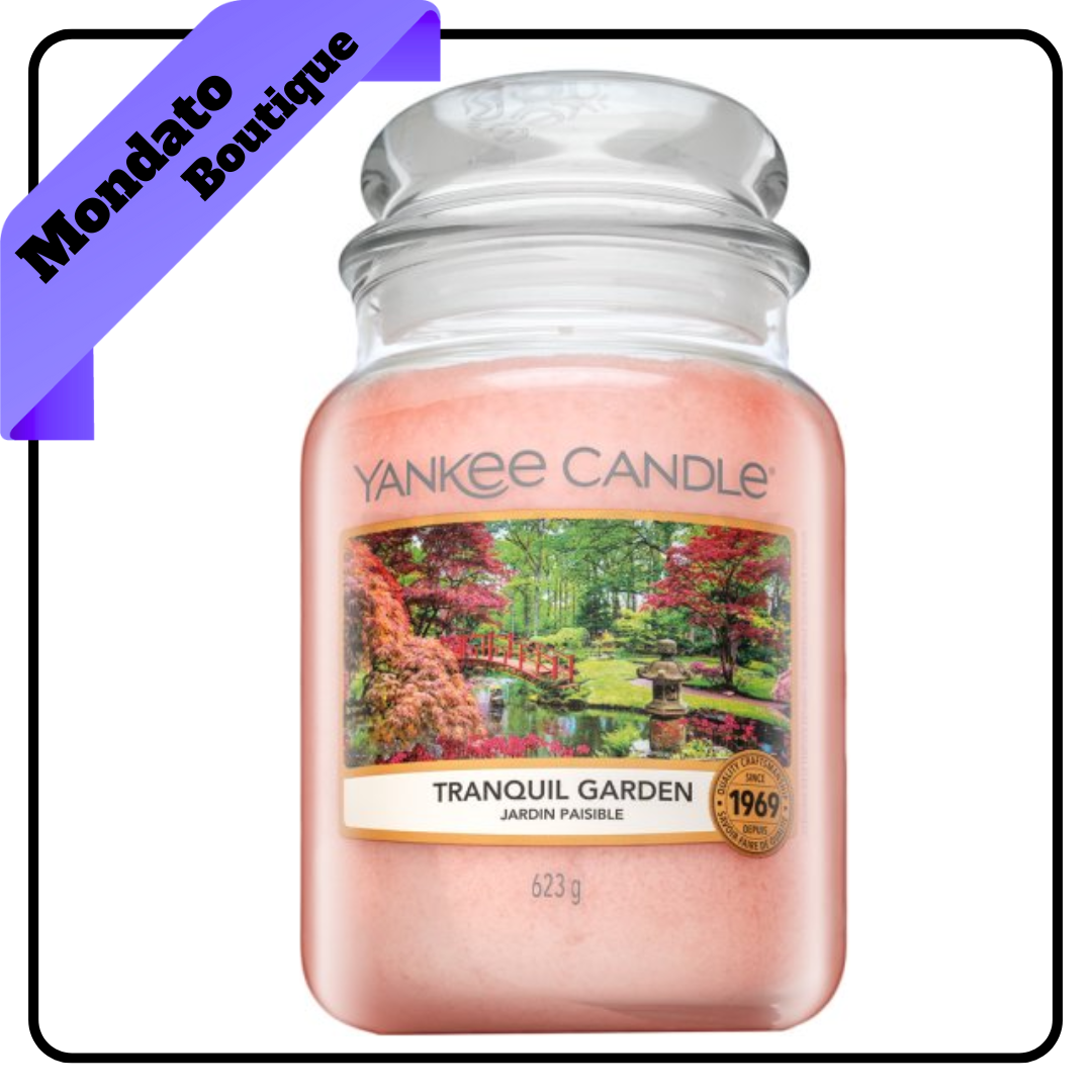 CANDELA YANKEE CANDLE 623G LARGE JAR TRANQUIL GARDEN