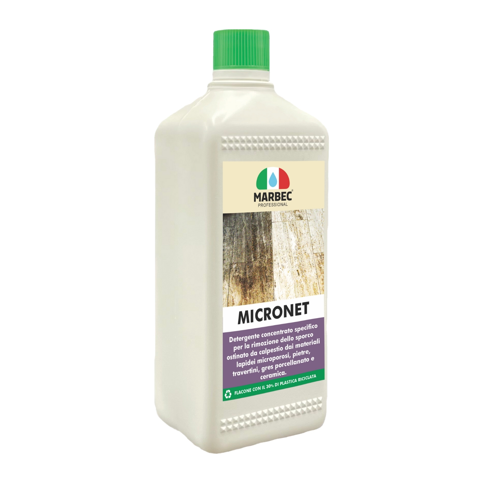 Detergente pavimenti gres porcellanato, pietre microporose e ceramica MICRONET
