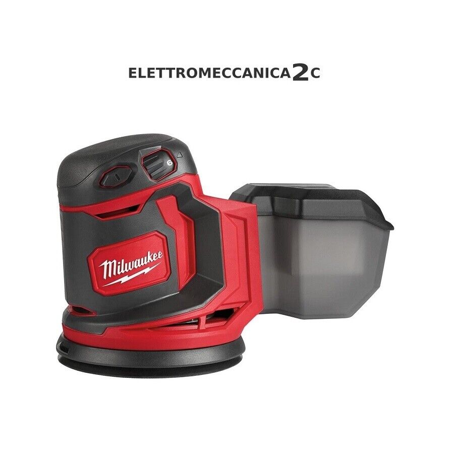 MILWAUKEE BOS125-0 levigatrice rotorbitale 18v 125mm solo macchina 4933464228