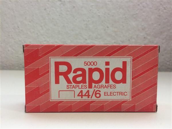 RAPID AGRAFES STAPLES GRAFFETTE 44/6 5000 PUNTI METALLICI ELECTRICPER FISSATRICE
