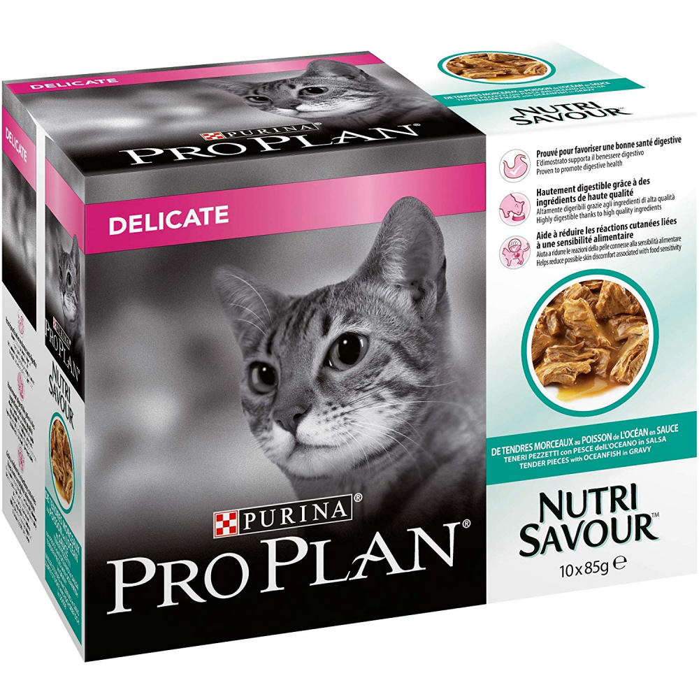Proplan Gatto Delicate Pesce 10x85 g PURINA
