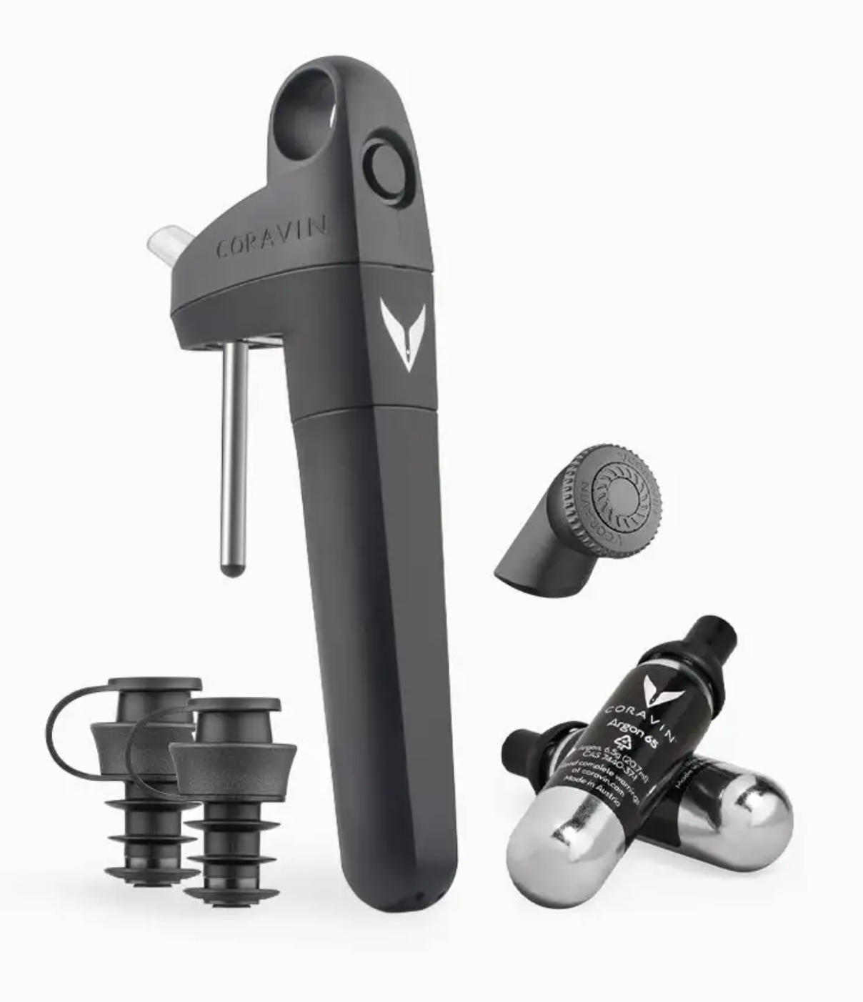 Coravin Pivot + nero sistema di mescita del vino