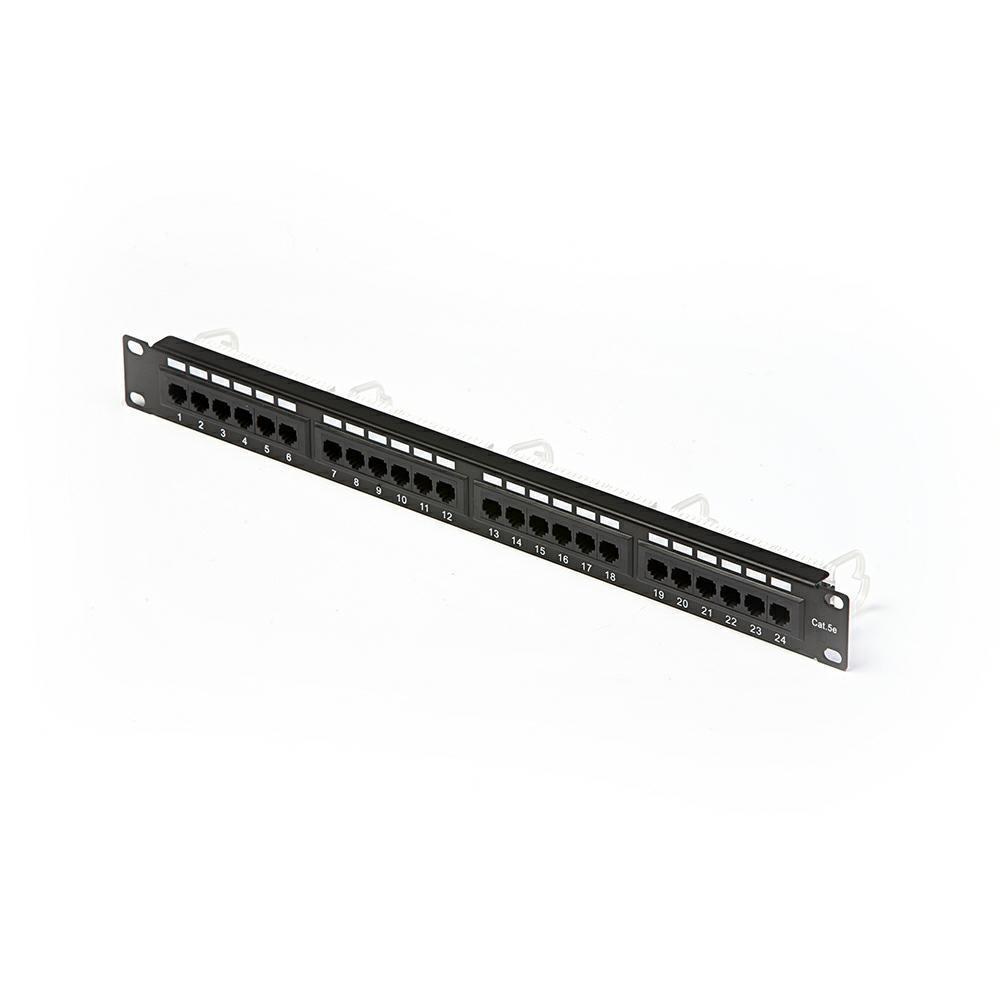 MACH POWER PANNELLO PATCH 24 PORTE RJ45 U/UTP CAT. 5E PER RACK
