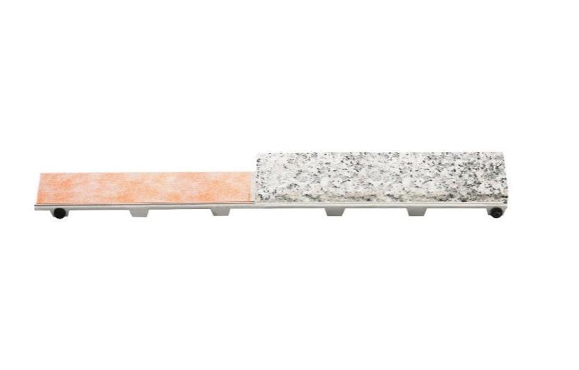 Griglia rivestibile a scomparsa per canalina Kerdi-line D cm.69