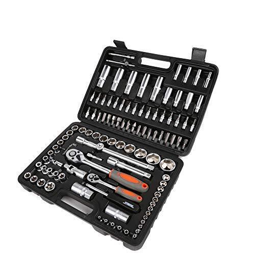 Set of 108 pieces spanners 1/2 1/4 T58685 STHOR