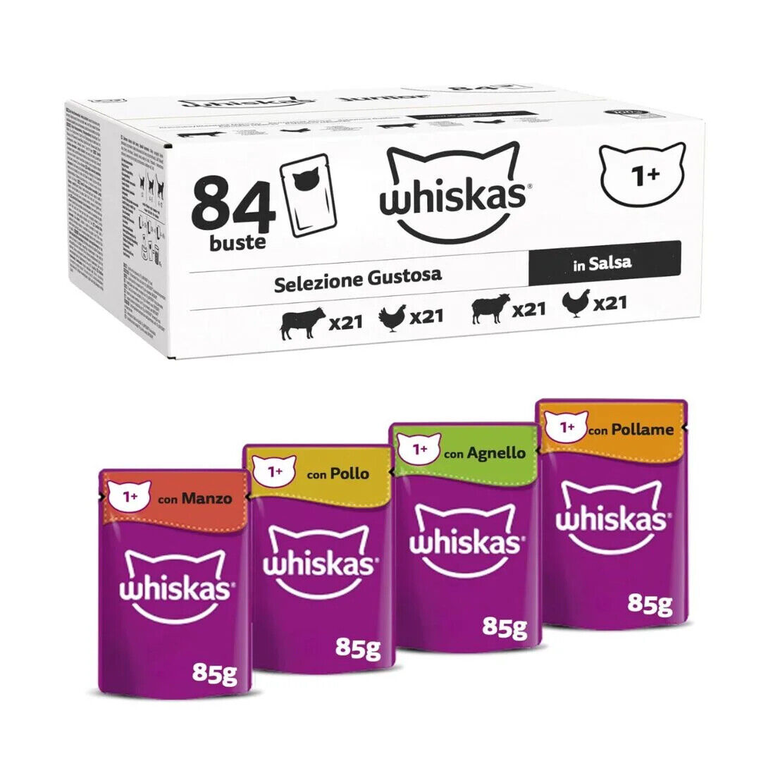 Whiskas Selezione Gustosa in Salsa 84x85g