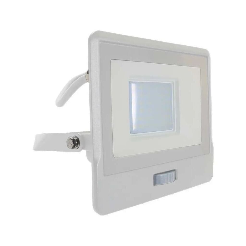 V-TAC VT-138S-1 faro led 30W chip samsung con sensore di movimento PIR e crepusc