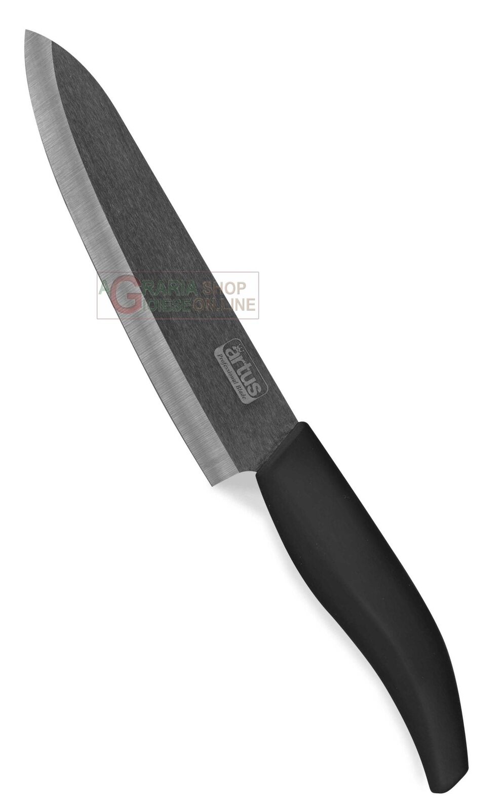29081 ARTUS COLTELLO IN CERAMICA LAMA BRUNITA PER CHEF CM. 15
