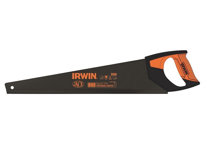 IRWIN Jack - 880 UN Universal Hand Saw 550mm (22 pollici) rivestito 8tpi