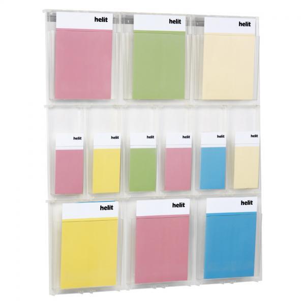 1436156 Helit H6811002 porta biglietti Trasparente A4