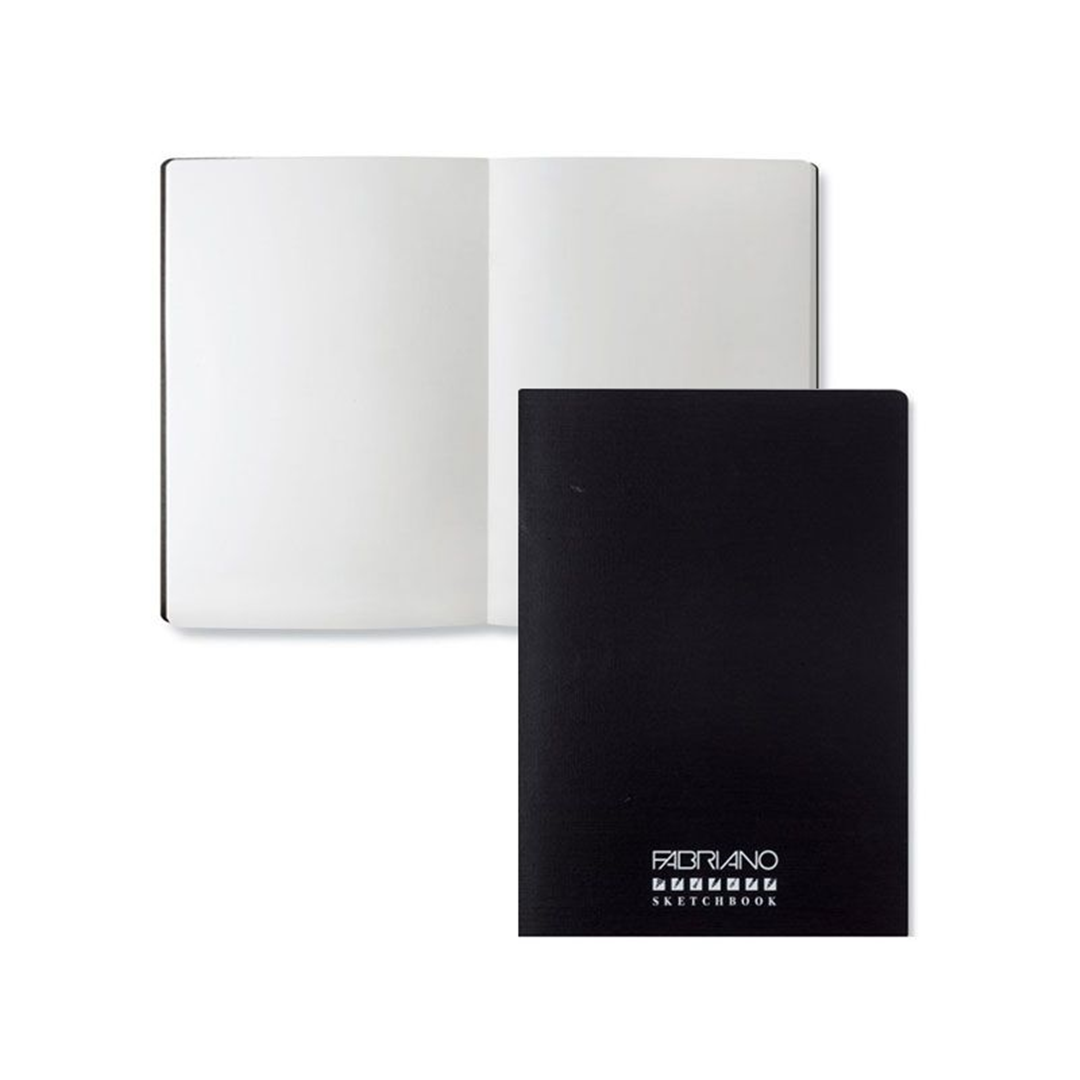 Quaderno Accademia 120gr A5 Nero Punto Metallico | Fabriano